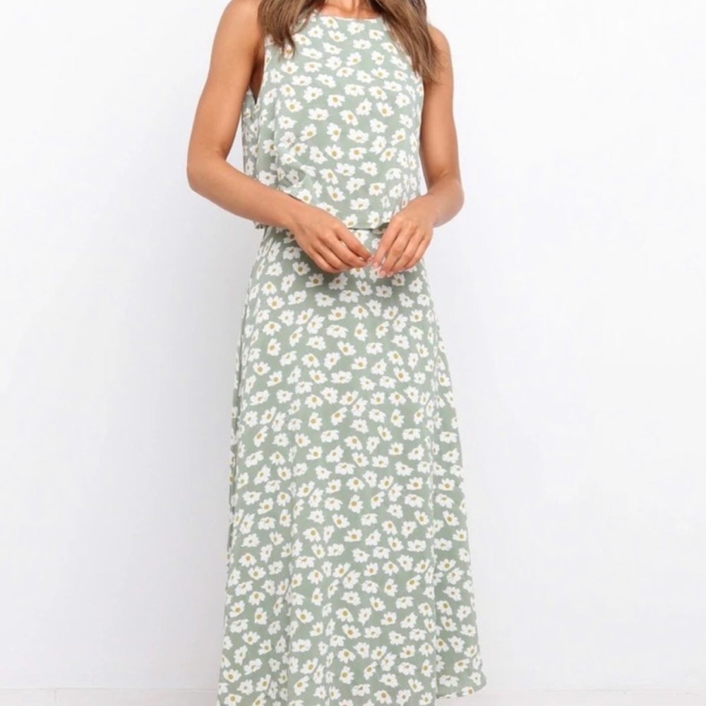 Petal and pup floral dress